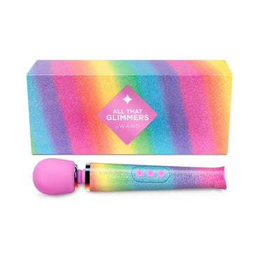 Le Wand All That Glimmers Rainbow Ombre 7-Piece Collection Special Edition Petite Rechargeable Vibrating Massager