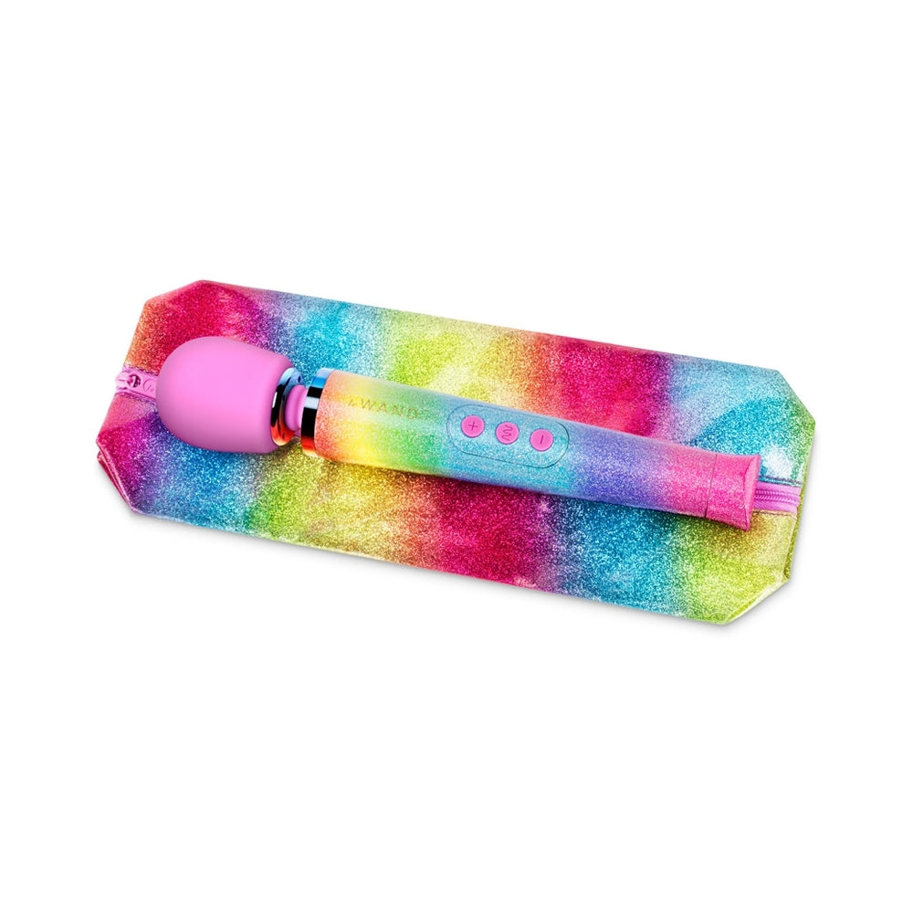 Le Wand All That Glimmers Rainbow Ombre 7-Piece Collection Special Edition Petite Rechargeable Vibrating Massager