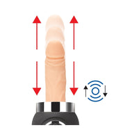 Lux Fetish Rechargeable Thrusting Compact Sex Machine with Remote Control