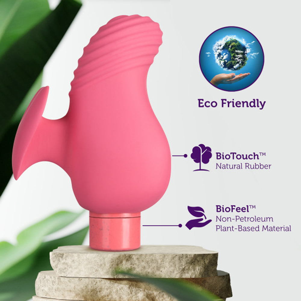 Blush Gaia Eco Love Bullet Vibrator and Sleeve Coral