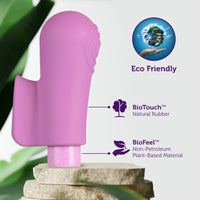 Blush Gaia Eco Delight Bullet Vibrator and Sleeve Purple