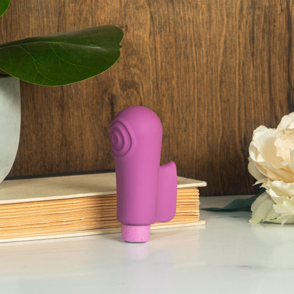 Blush Gaia Eco Delight Bullet Vibrator and Sleeve Purple