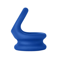 Forto F-20 Liquid Silicone Cockring & Ball Stretcher Small Blue