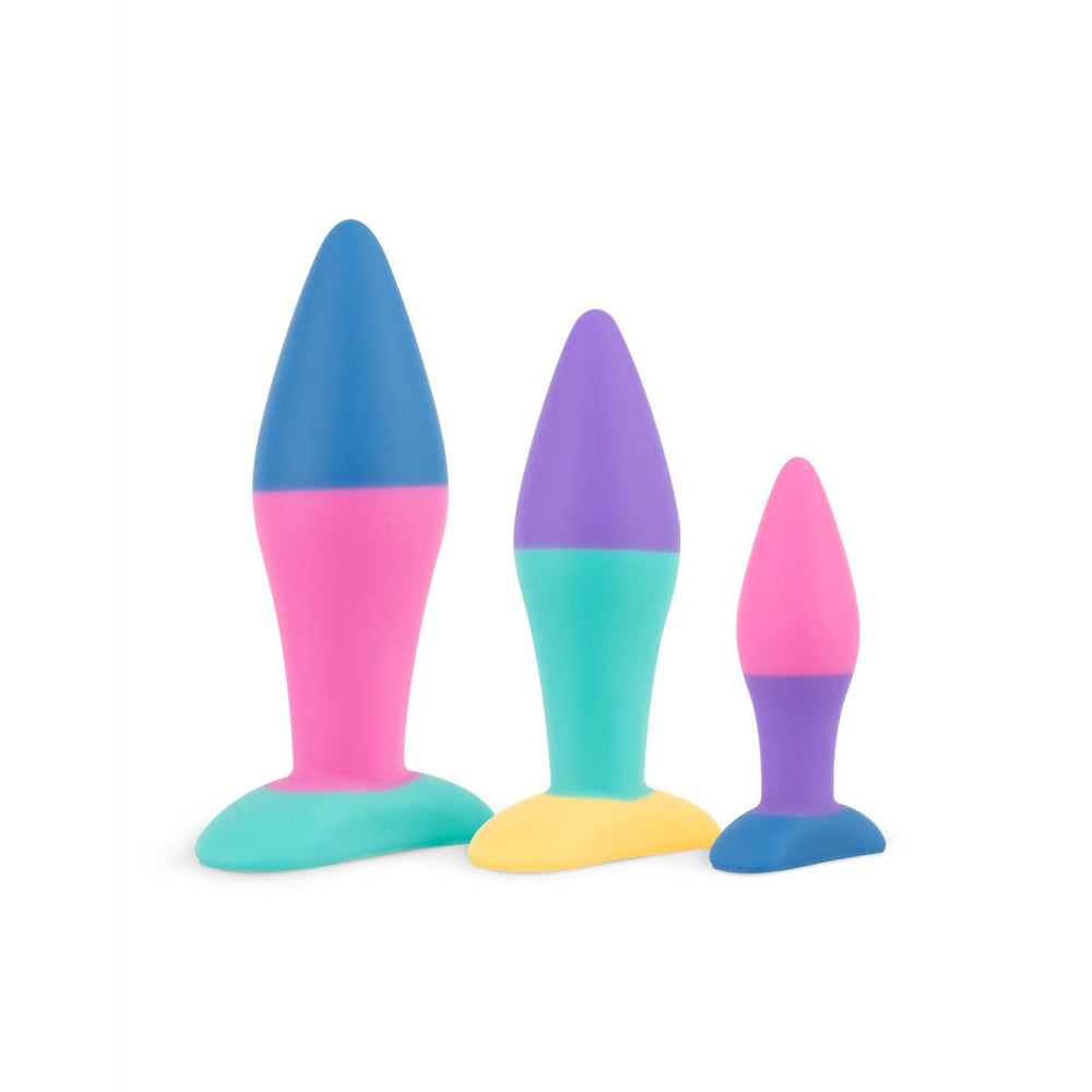 PMV20 Koda 3-Piece Butt Plug Set Multicolor