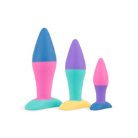 PMV20 Koda 3-Piece Butt Plug Set Multicolor