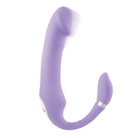 Gender X Orgasmic Orchid Rechargeable Poseable Dual-Ended Silicone Vibrator Lavender