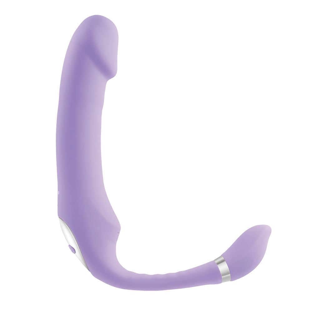 Gender X Orgasmic Orchid Rechargeable Poseable Dual-Ended Silicone Vibrator Lavender