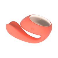 LELO IDA WAVE Rechargeable Dual Stimulator Coral Red