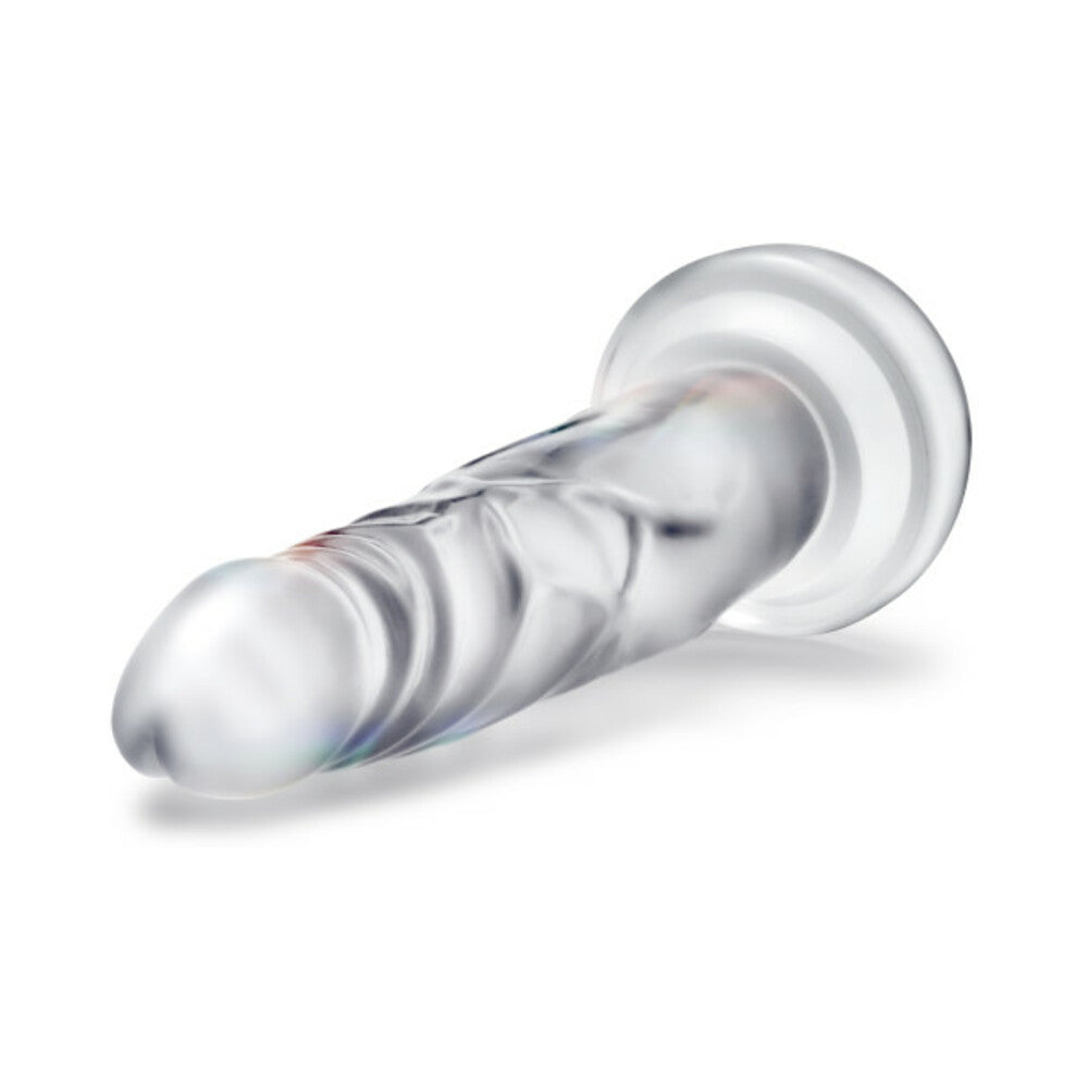 Blush B Yours Diamond Crystal 7 in. Dildo with Suction Cup Clear