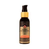 Natural Water-Based Personal Lubricant Peach 2 oz.