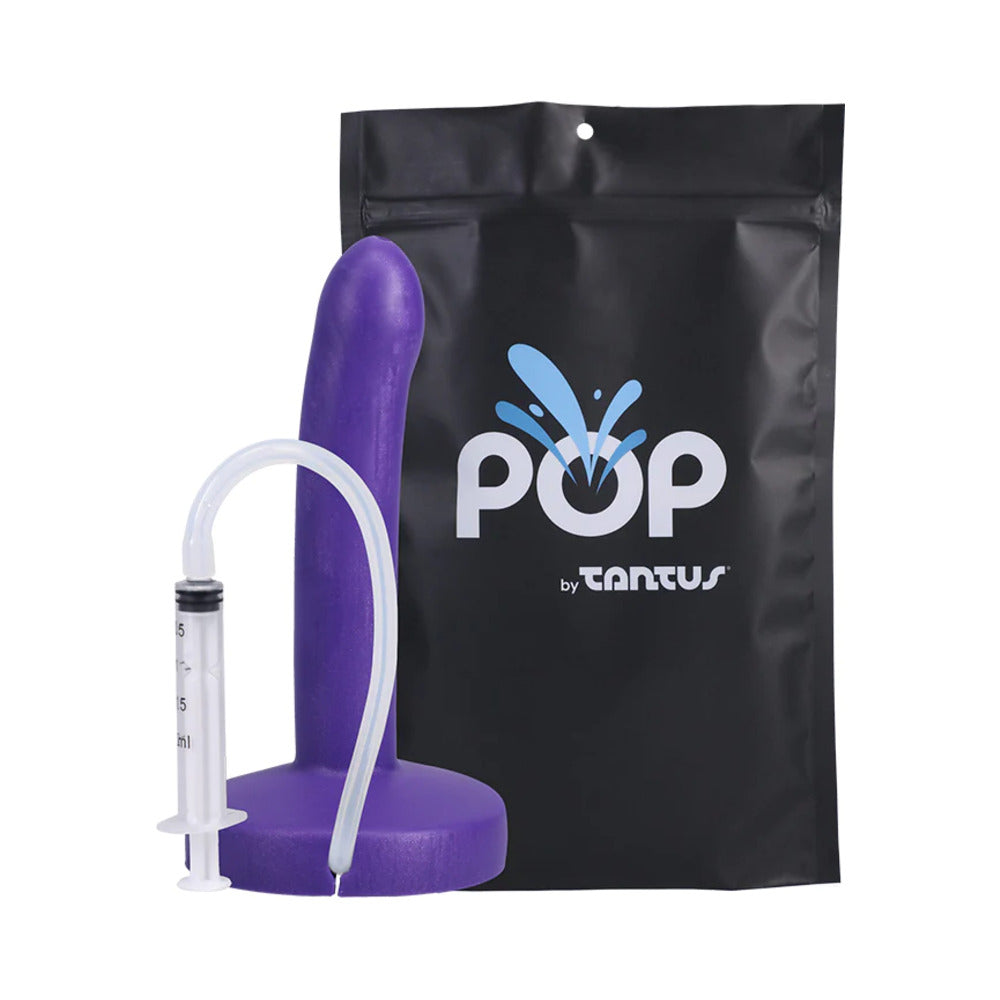 Tantus POP Slim Squirting Dildo Indiglow (Bag)