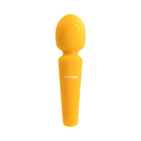 Evolved Sunshine Rechargeable Silicone Wand Vibrator Yellow