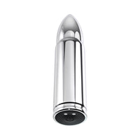 Zero Tolerance Full Metal Love Rechargeable Aluminum Bullet-Shaped Bullet Vibrator Silver