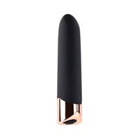 Gender X The Gold Standard Rechargeable Silicone Bullet Vibrator Black/Gold