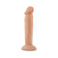 Blush Dr. Skin Plus Realistic 6 in. Triple Density Posable Dildo with Suction Cup Beige