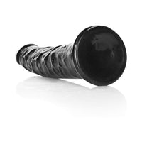 RealRock Realistic 6 in. Slim Dildo With Suction Cup Black