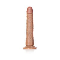 RealRock Realistic 8 in. Slim Dildo With Suction Cup Tan