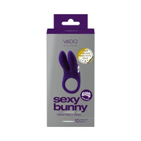 Vedo Sexy Bunny Rechargeable Vibrating C-Ring Deep Purple