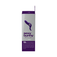 Vedo Sexy Bunny Rechargeable Vibrating C-Ring Deep Purple