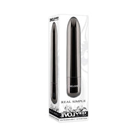 Evolved Real Simple Rechargeable Bullet Vibrator Black Chrome