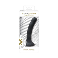 Sportsheets Merge Collection Please 5 in. Silicone Dildo Black