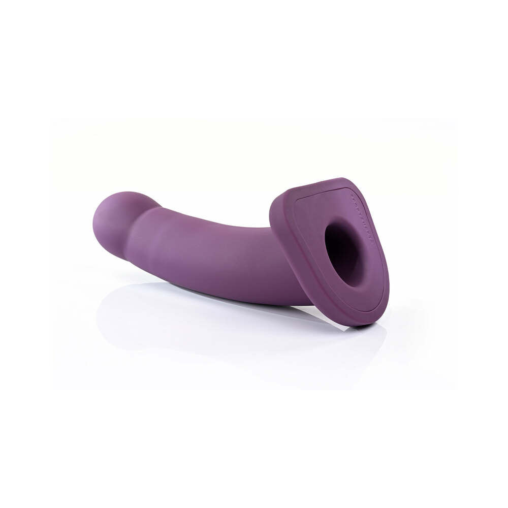 Sportsheets Merge Collection Banx 8 in. Silicone Hollow Dildo Plum