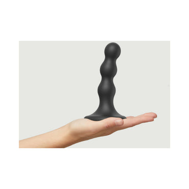 Strap-On-Me Hybrid Collection Silicone Dildo Plug Balls Black S