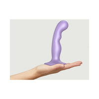 Strap-On-Me Hybrid Collection Silicone Dildo Plug P&G Metallic Lilac S