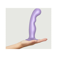 Strap-On-Me Hybrid Collection Silicone Dildo Plug P&G Metallic Lilac XL