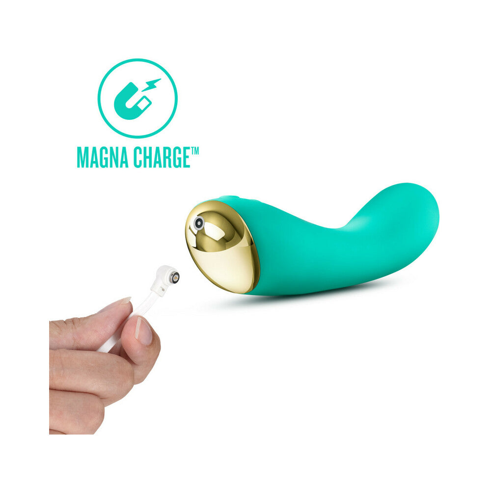 Aria Luscious AF Rechargeable Silicone G-Spot Vibrator Teal