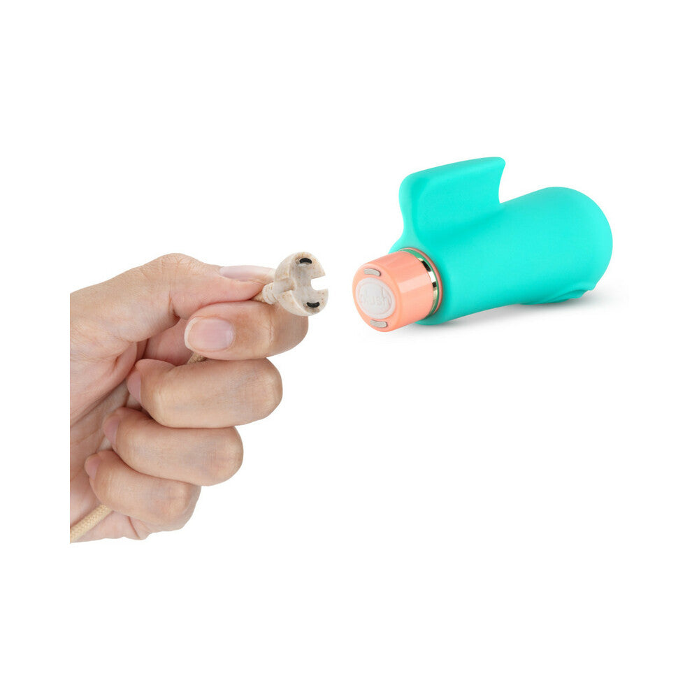 Aria Sensual AF Rechargeable Silicone Mini Vibrator Teal