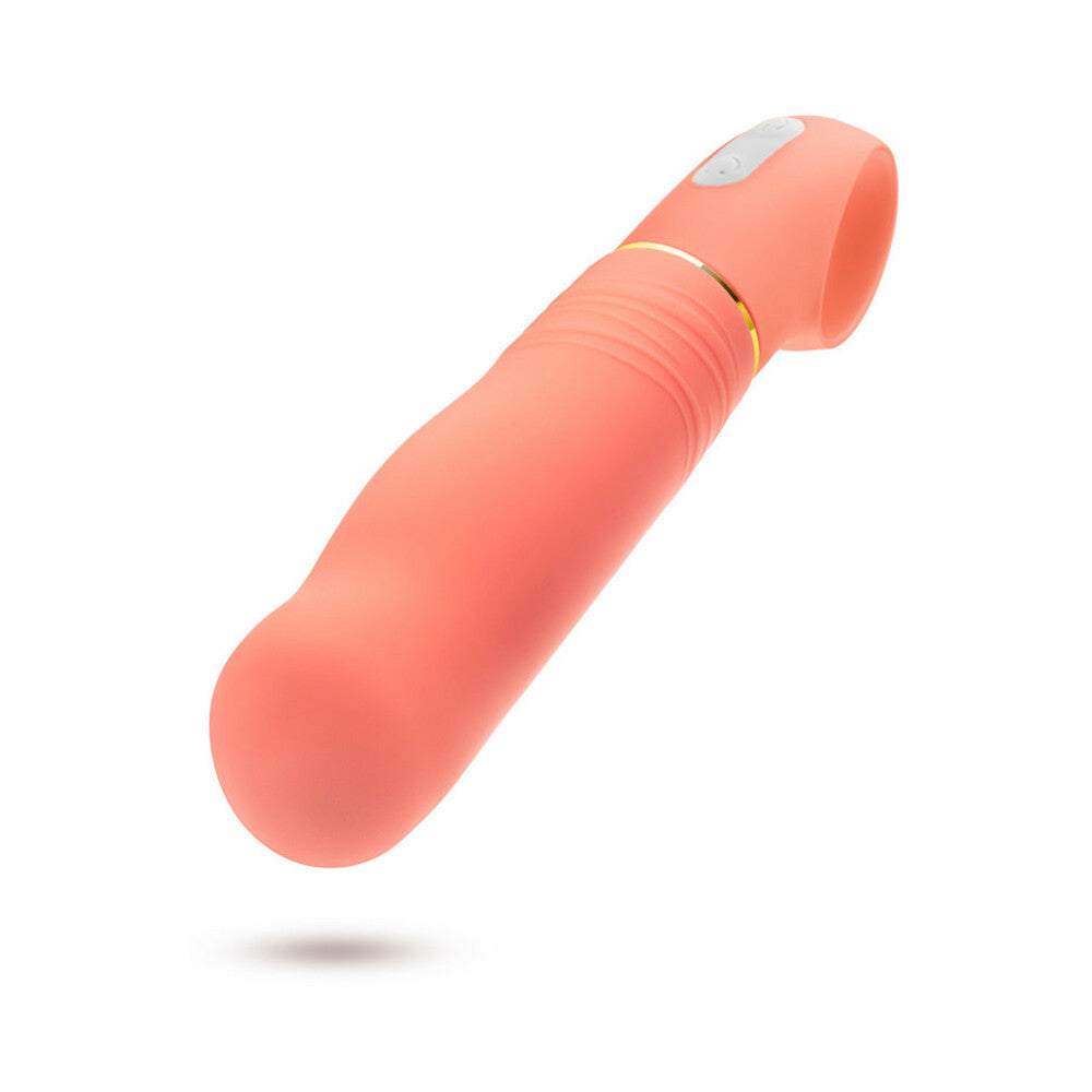 Aria Smokin' AF Silicone Vibrator Coral