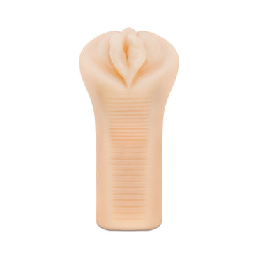 M Elite Soft + Wet Veronika Vagina Stroker with Bullet Vibrator Beige