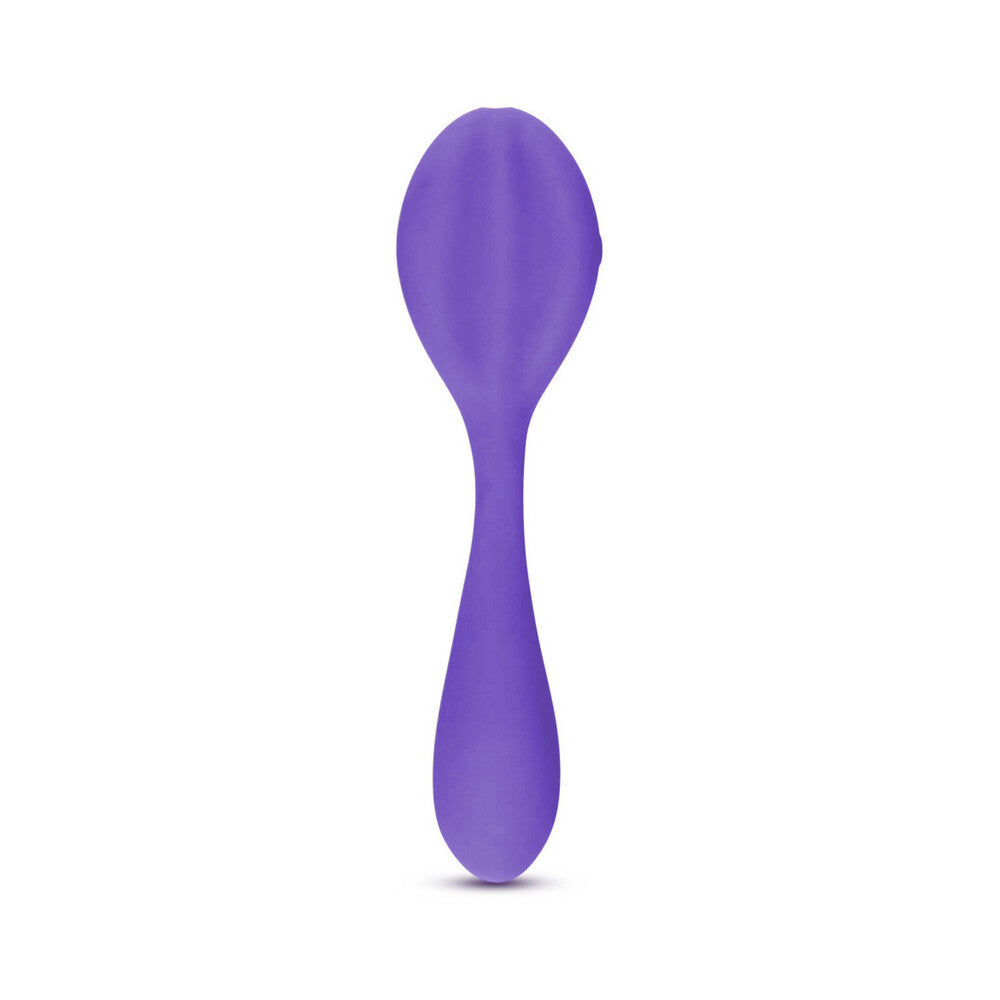 Blush Wellness Duo Rechargeable Silicone Wearable Couples Dual Stimulation Vibrator Purple