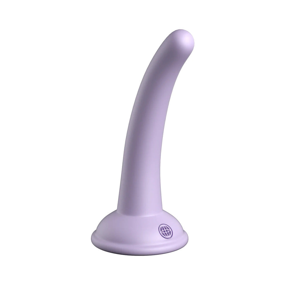 Dillio Platinum Collection Curious Five 5 in. Silicone Dildo Purple