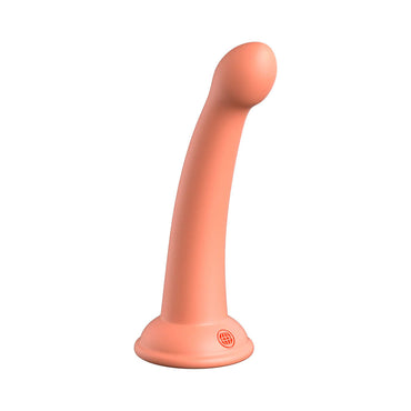 Dillio Platinum Collection Secret Explorer 6 in. Silicone Dildo Peach