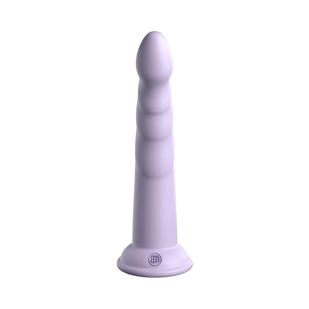 Dillio Platinum Collection Slim Seven 7 in. Silicone Dildo Purple