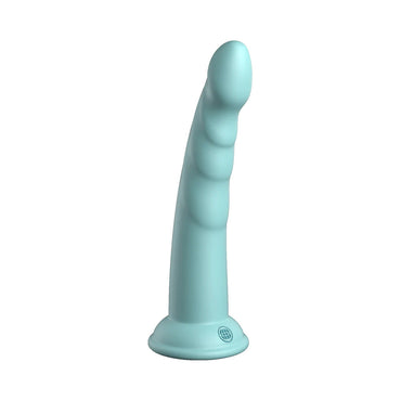 Dillio Platinum Collection Slim Seven 7 in. Silicone Dildo Teal