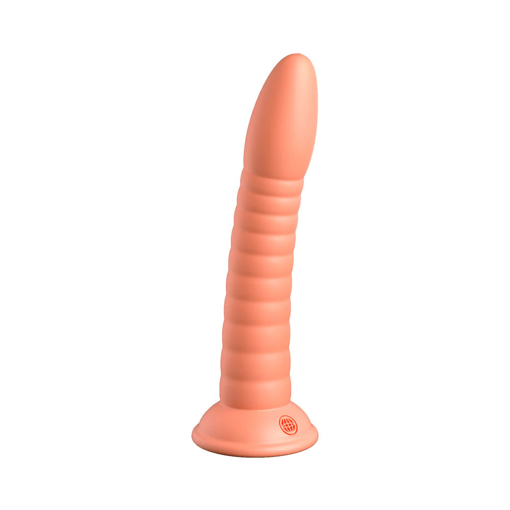 Dillio Platinum Collection Wild Thing 7 in. Silicone Dildo Peach