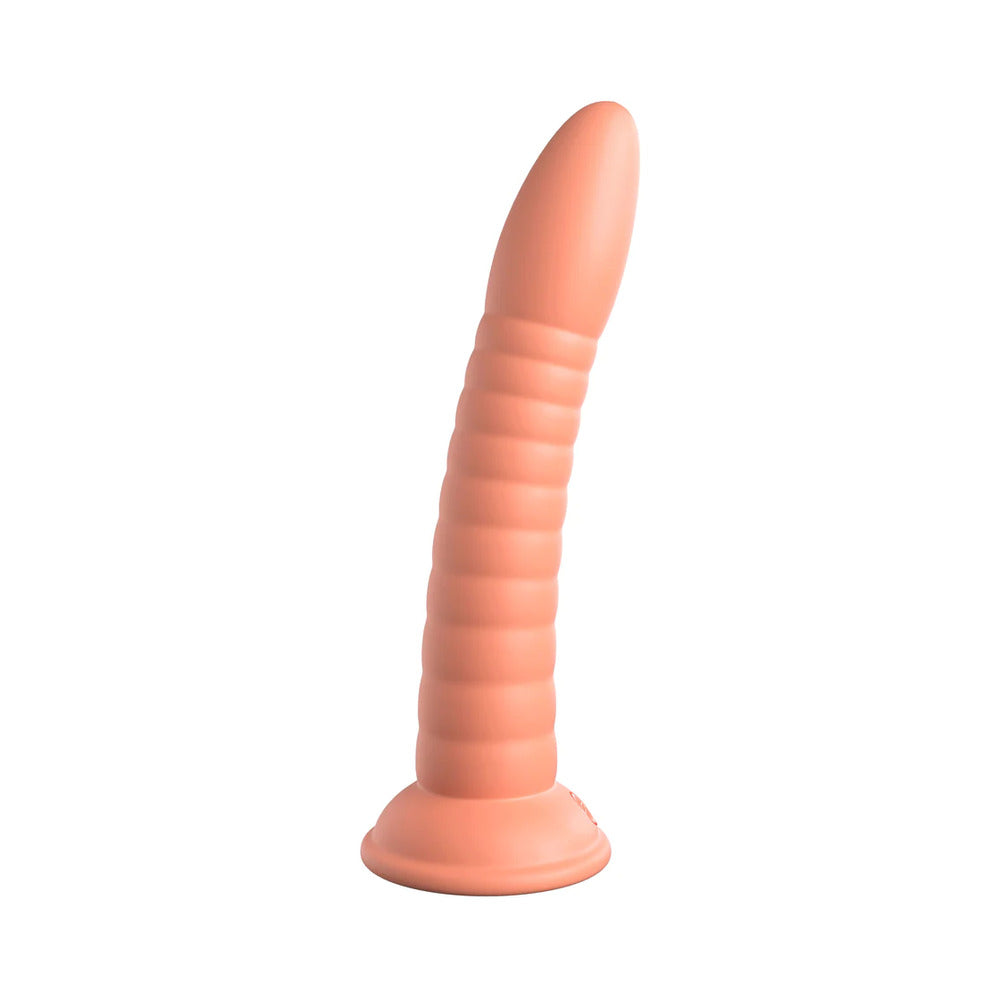 Dillio Platinum Collection Wild Thing 7 in. Silicone Dildo Peach