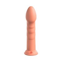 Dillio Platinum Collection Super Eight 8 in. Silicone Dildo Peach