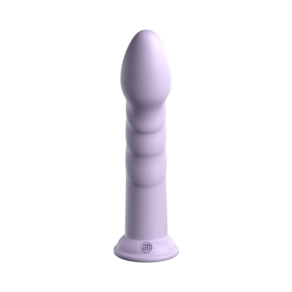 Dillio Platinum Collection Super Eight 8 in. Silicone Dildo Purple