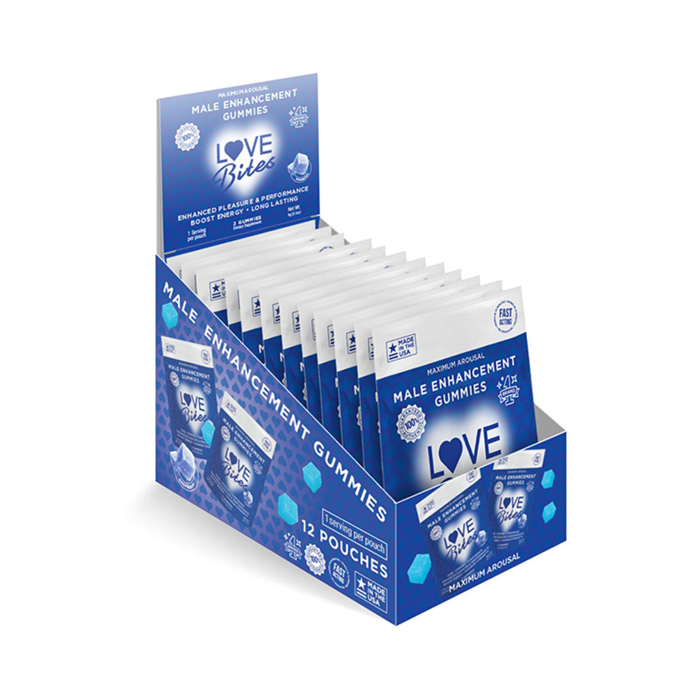 Love Bites Male Enhancement Gummies - Raspberry Flavor
