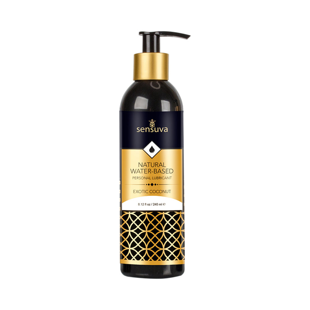 Natural Water-Based Personal Lubricant Exotic Coconut 8 oz.