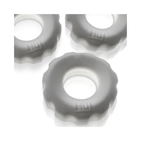 Hunkyjunk SuperHuj 3-Pack Cockrings White Ice