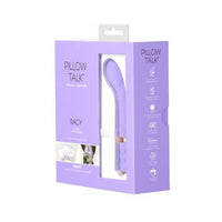 Pillow Talk Special Edition Racy Rechargeable Silicone Mini G-Spot Vibrator with Swarovski Crystal Purple