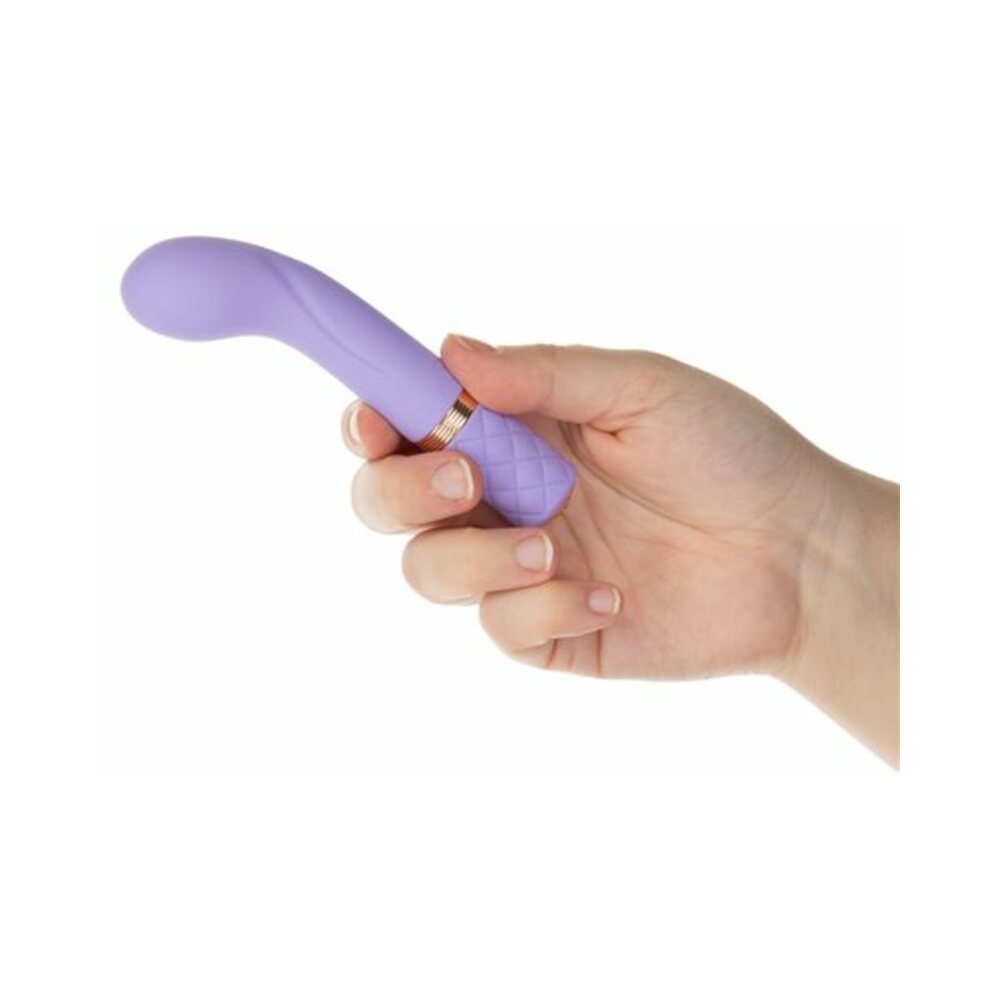 Pillow Talk Special Edition Racy Rechargeable Silicone Mini G-Spot Vibrator with Swarovski Crystal Purple