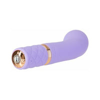 Pillow Talk Special Edition Racy Rechargeable Silicone Mini G-Spot Vibrator with Swarovski Crystal Purple