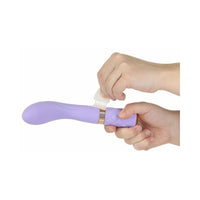 Pillow Talk Special Edition Sassy Rechargeable Silicone G-Spot Vibrator with Swarovski Crystal Purple