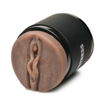 Curve Toys Mistress Double Shot Mini Masturbator Mouth & Pussy Dark